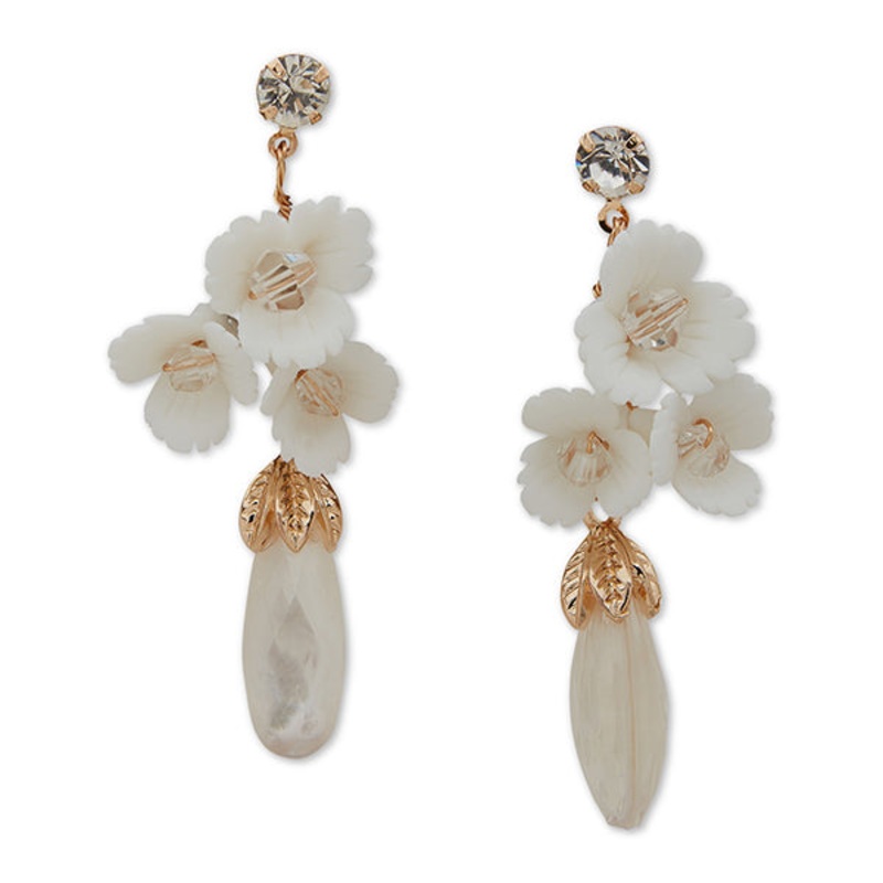 LONNA & LILLY JEWELRY 15G00192 PIERCED EARRING White Brass PIERCED EARRING