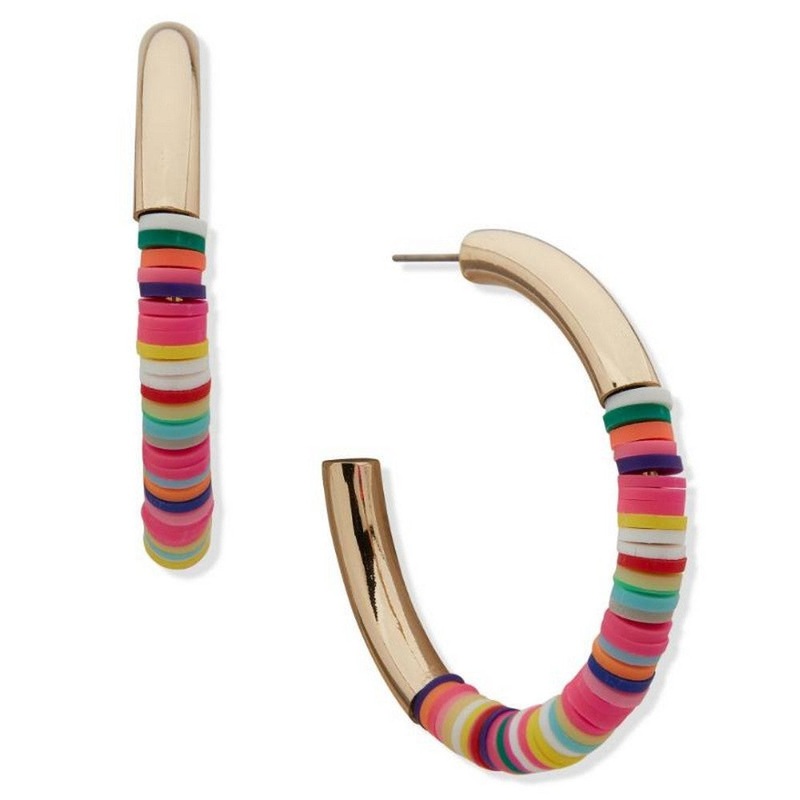 Nine West Jewelry 19G01382 Gold-tone  Earring with multi-color Multicolor Metal Earrings