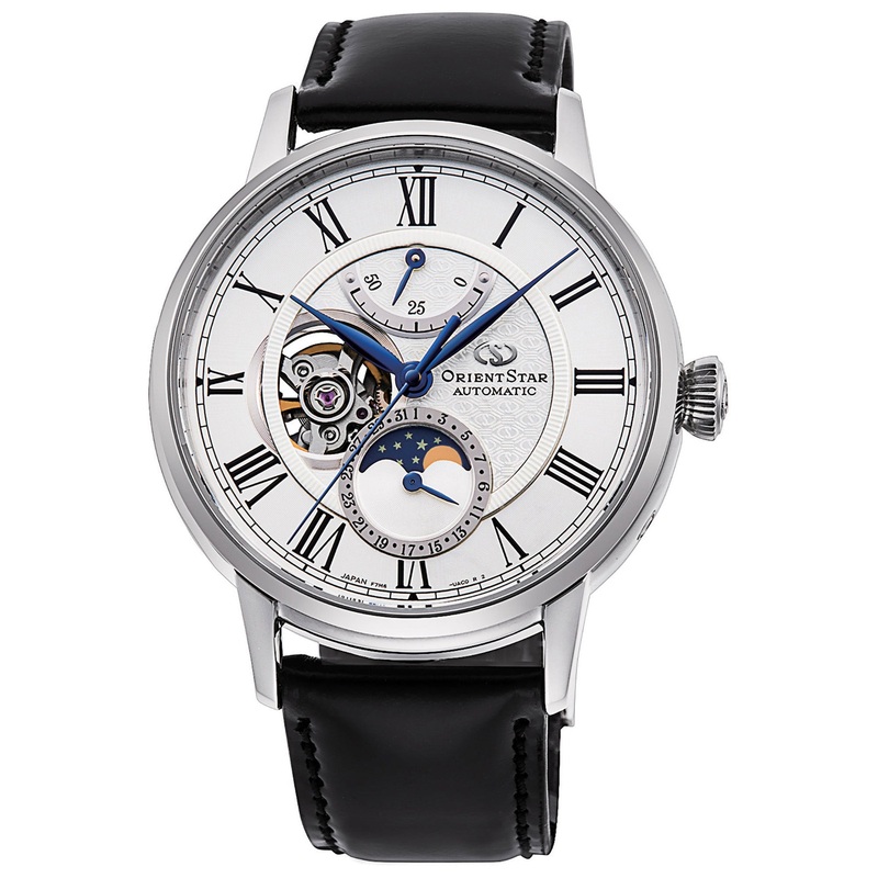 Orient Star Moon Phase Classic Men’s Black Watch RE-AY0106S00B