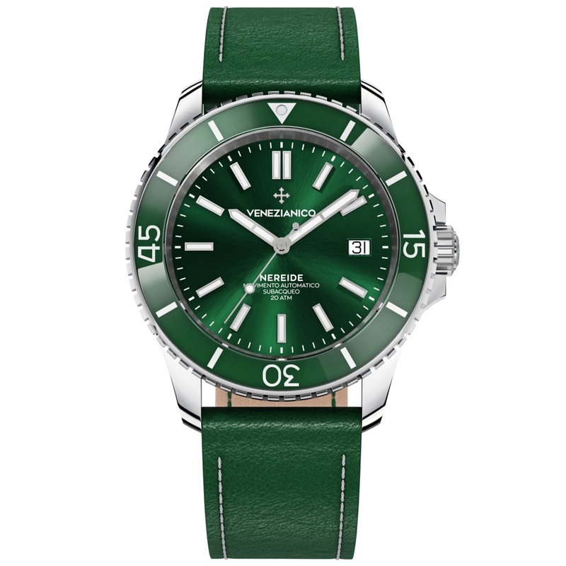 Venezianico 3321501 Nereide 42 Men’s Green Watch