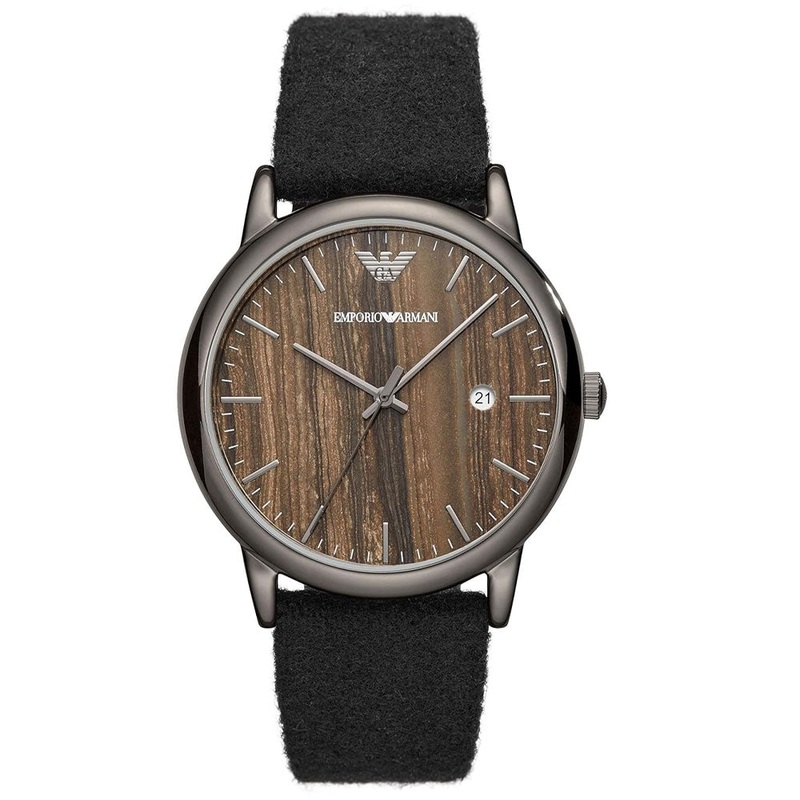Emporio Armani Luigi Quartz Brown Dial Men’s Watch AR11156 43 Brown Stainless Steel