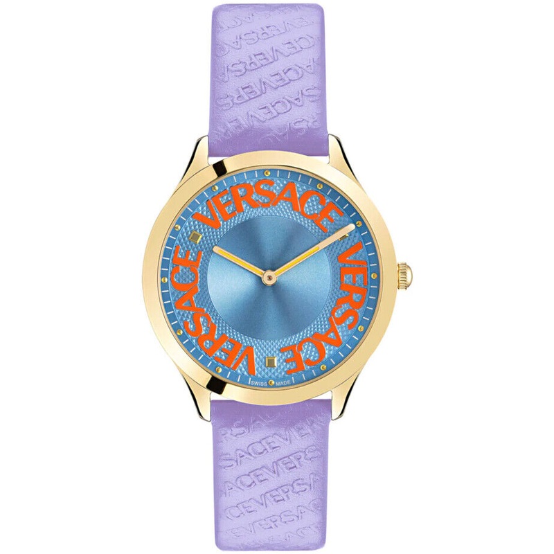 Versace Ladies Watch Logo Halo Purple VE2O00722