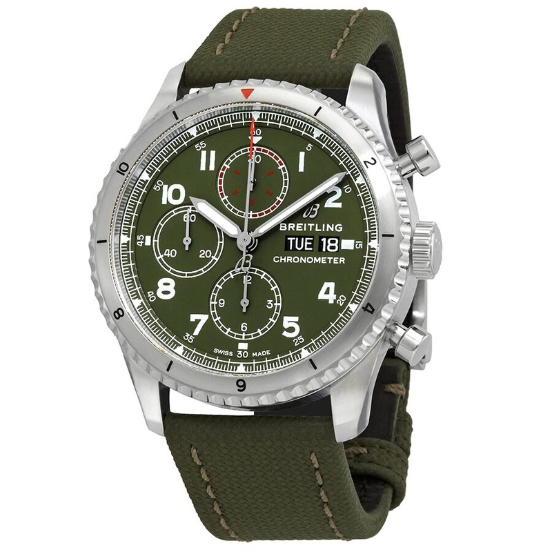 Breitling Aviator 8 Curtiss Warhawk Chronograph Automatic Green Dial Men’s Watch A133161A1L1X2
