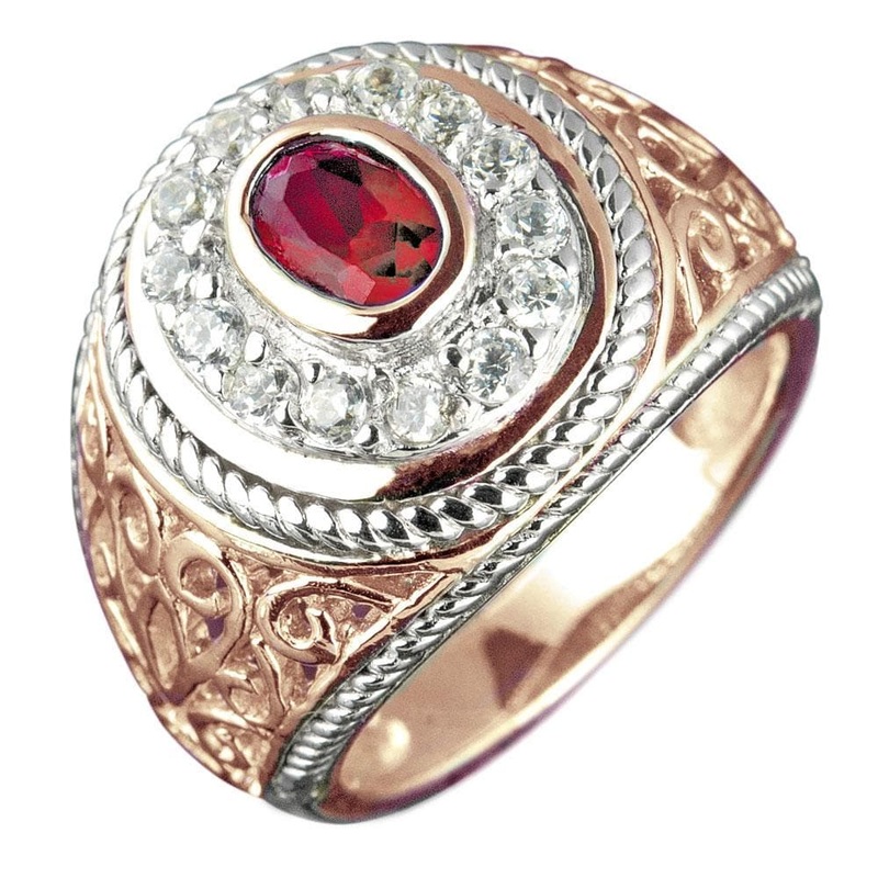 College League Red Stone Ring 13
