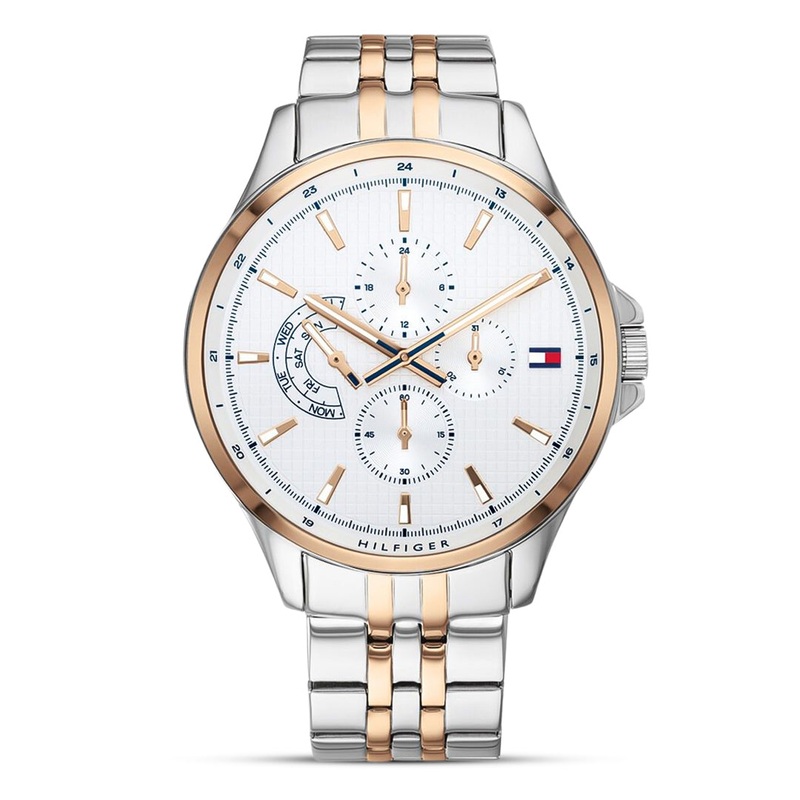 Tommy Hilfiger Shawn Multifunction White Dial Men’s Watch | TH1791617