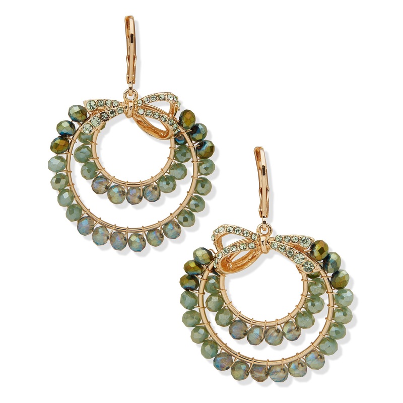 Lonna & Lilly 15G00444 Pierced Earring Green brass Pierced Earring