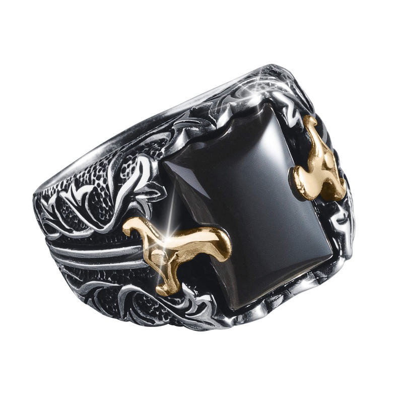 Onyx Sabre Men’s Ring 9