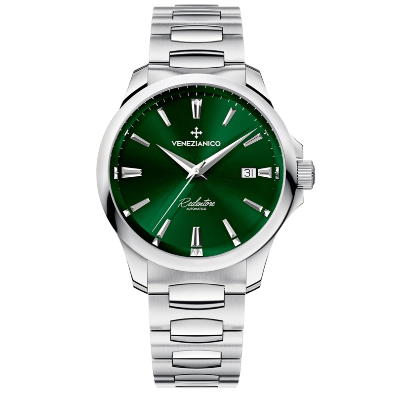 Venezianico 1221501C Redentore 40 Men’s Green Watch