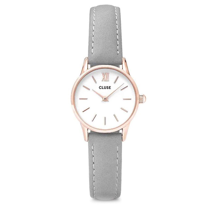 CLUSE CL50009 La Vedette Rose Gold White/Gray Women’s Watch 24 White Stainless Steel