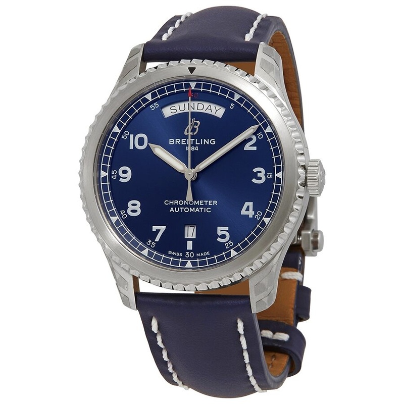 Breitling Aviator 8 Automatic Chronometer Blue Dial Men’s Watch A45330101C1X5