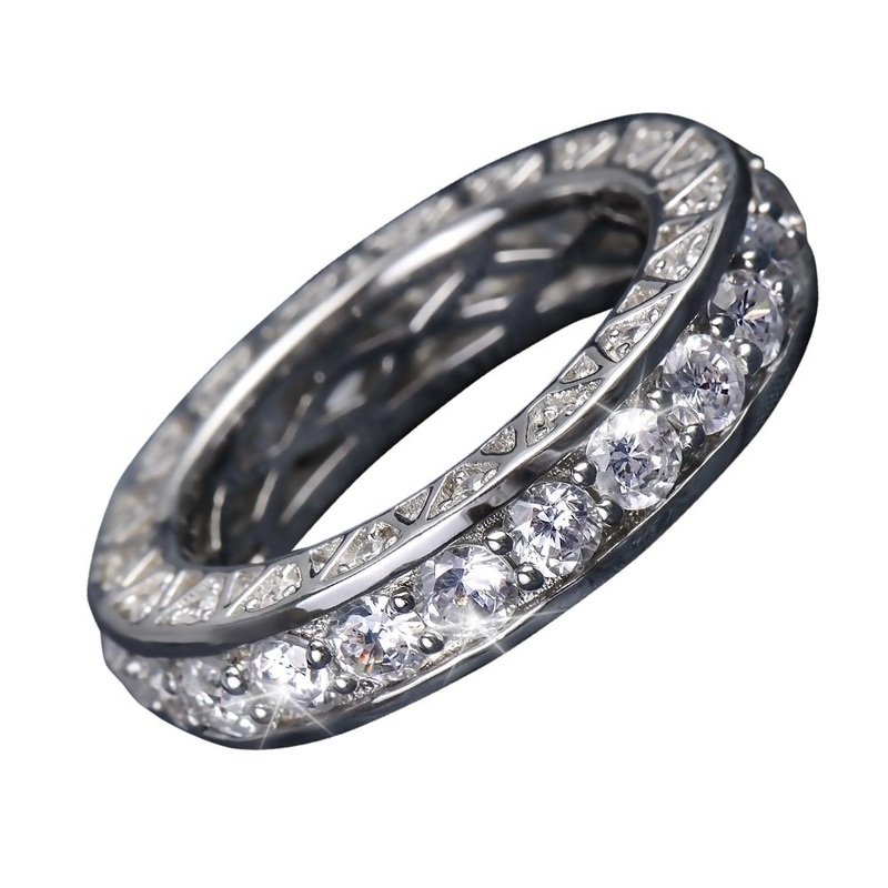 Portofino Rhodium Ring 9