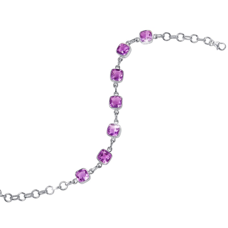 Summer Sparkle Amethyst Bracelet