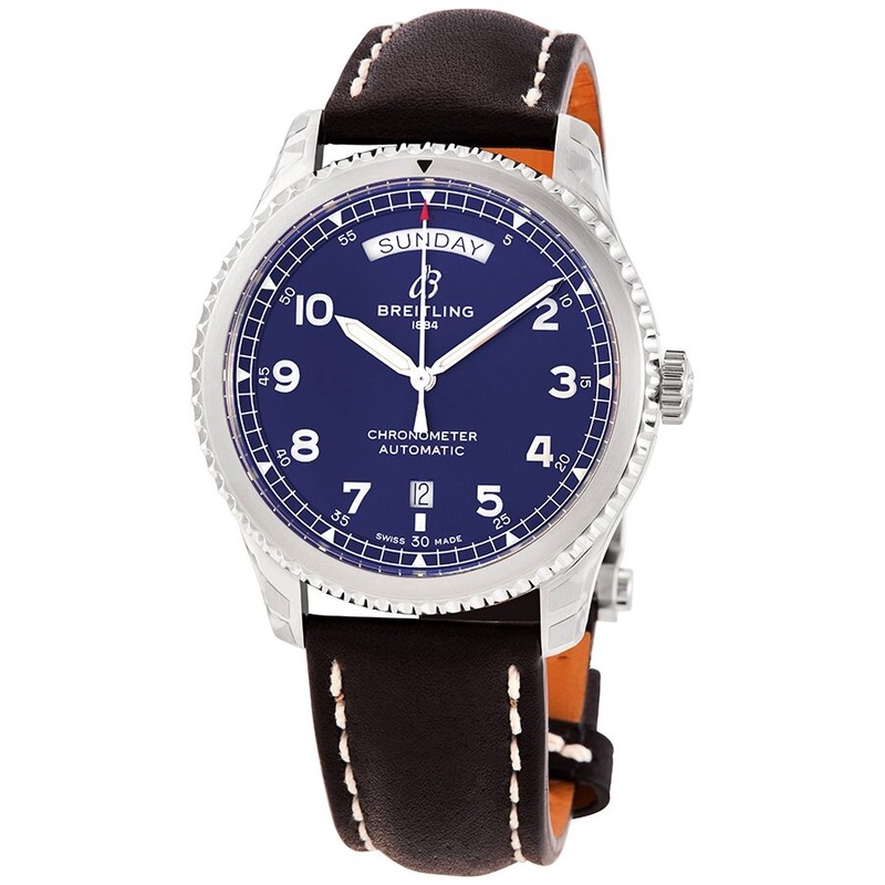 Breitling Aviator 8 Automatic Chronometer Blue Dial Men’s Watch A45330101C1X4