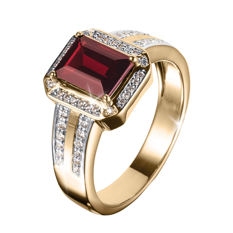 Legion Garnet Mens Ring 9
