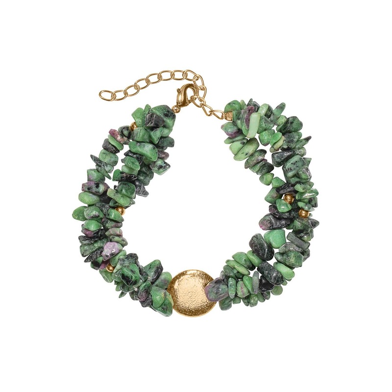 Vivacious Ruby – Zoisite Bracelet