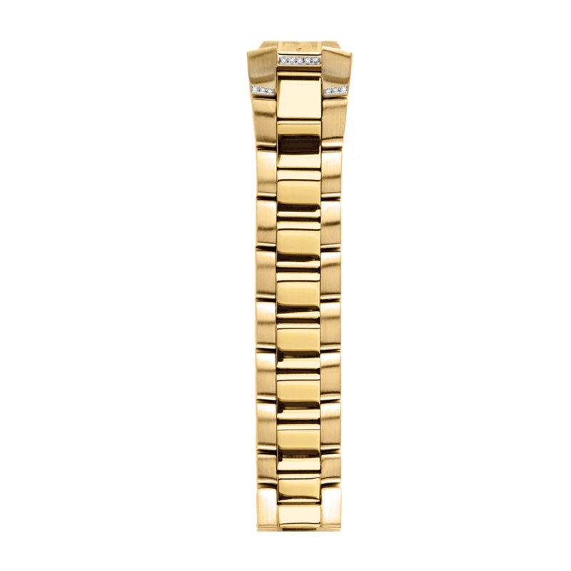 Yellow Gold Plated Diamond Bracelet – Model 1-SSDGP