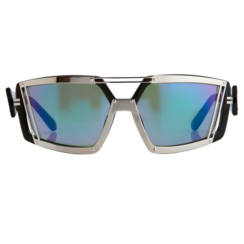 Prabal Gurung Sunglasses Rectangular Black and Purple PG3C4SUN