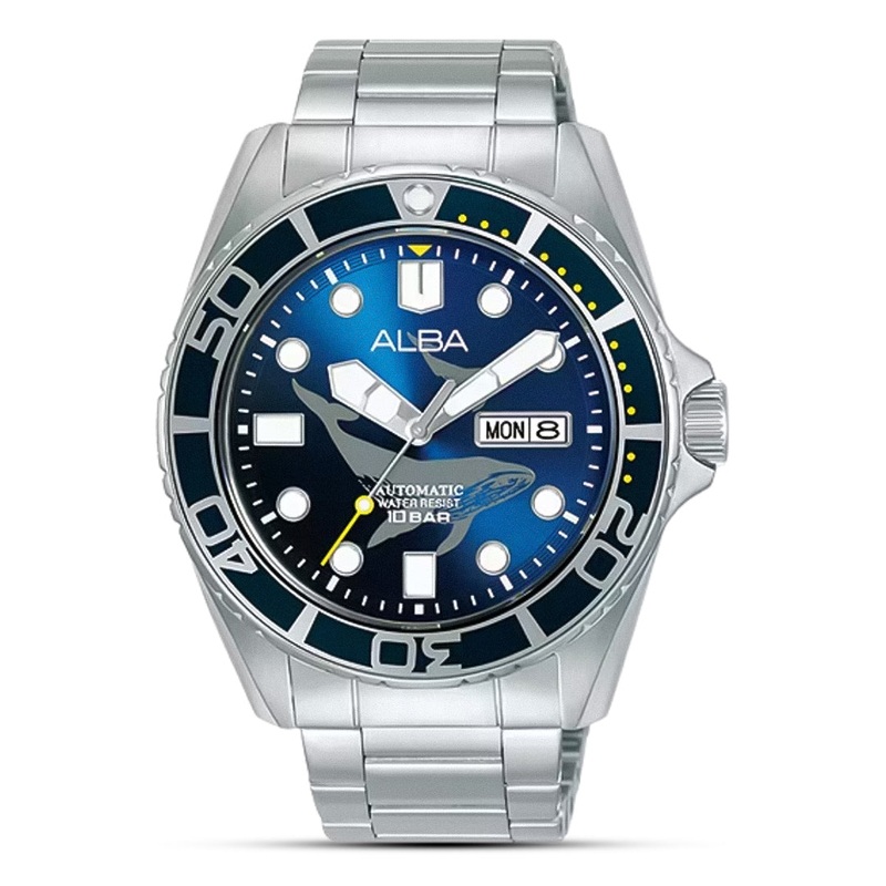 Alba Automatic Blue Whale Dial Men’s Watch | AL4617X