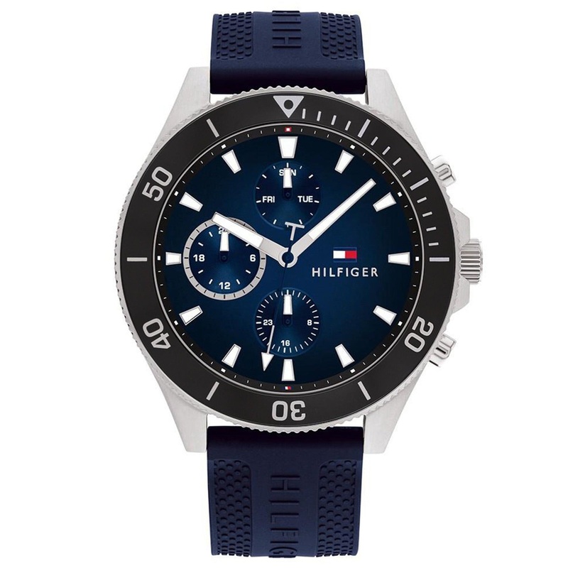 Tommy Hilfiger Larson Multifunction Blue Silicone Men’s Watch TH1791920