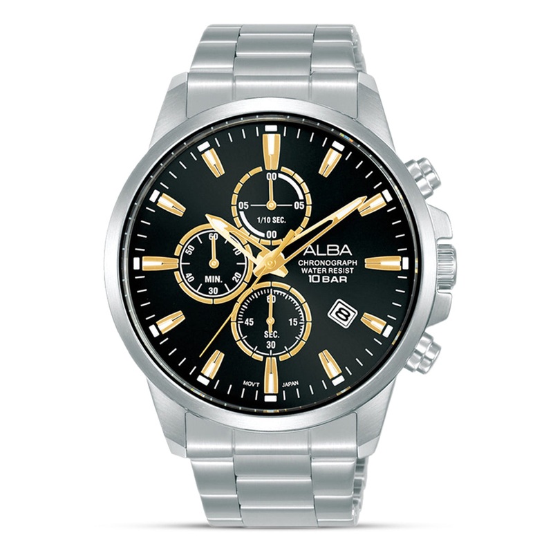 Alba Chronograph Black Dial Men’s Watch | AM3903X