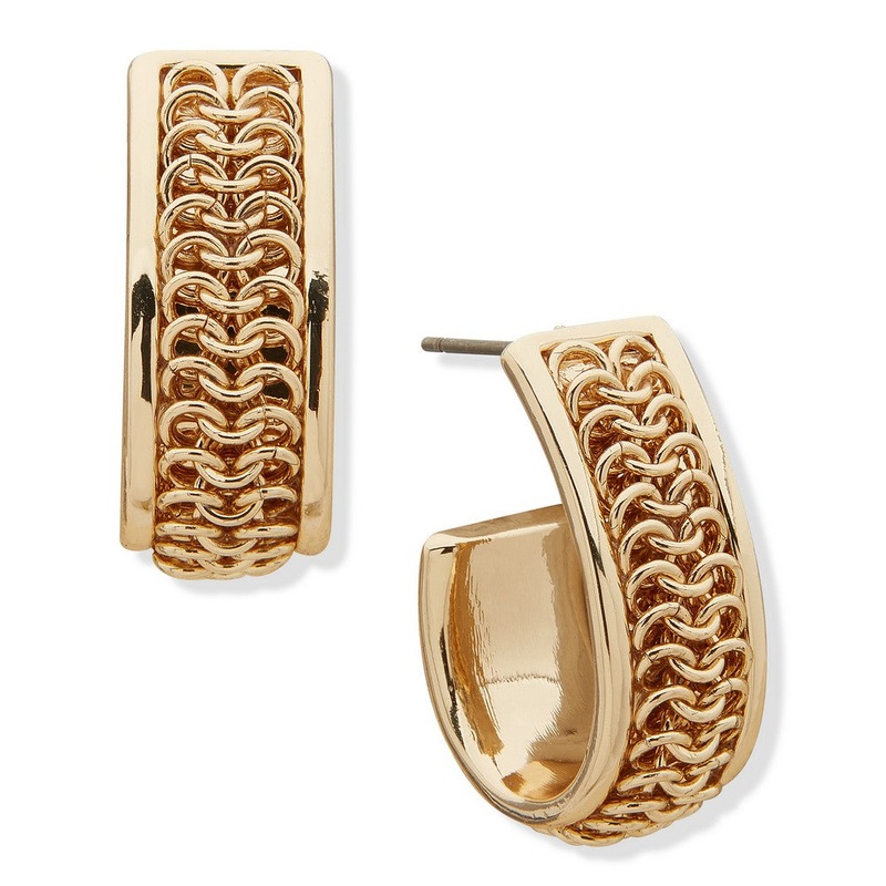 ANNE KLEIN 01G01003PE Gold Gold Gold Earrings