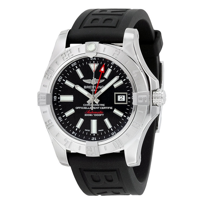 Breitling Avener II GMT Black Dial Men’s Watch A3239011-BC35BKPT3 A3239011-BC35-152S-A20S.1