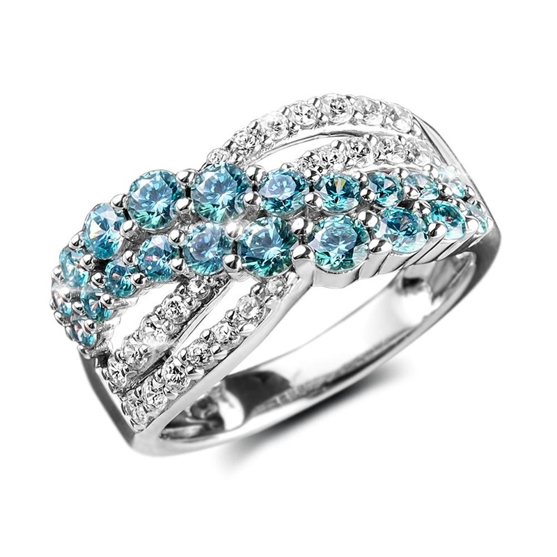 Aqua Cascade Ring 5