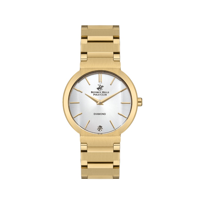 BEVERLY HILLS POLO CLUB Womens Gold Stainless Steel Watch  BP3568X.120