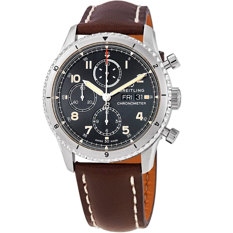 Breitling Aviator 8 Chronograph Automatic Chronometer Black Dial Men’s Watch A13316101B1X3
