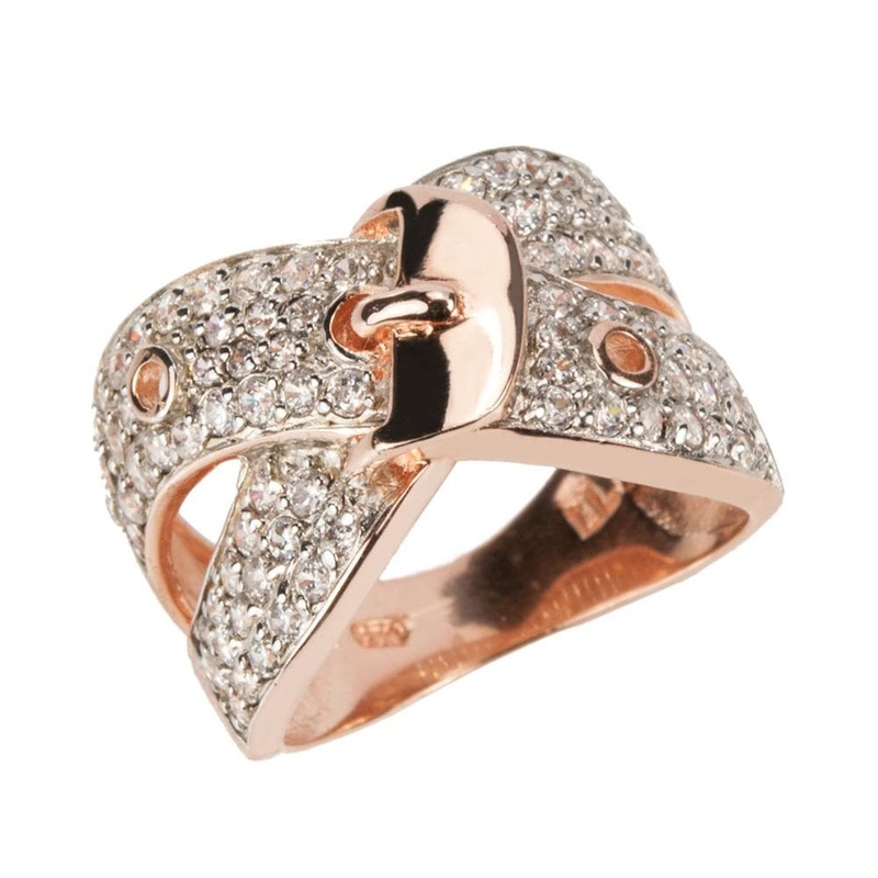 Buckle Couture Rose Gold Ring 5