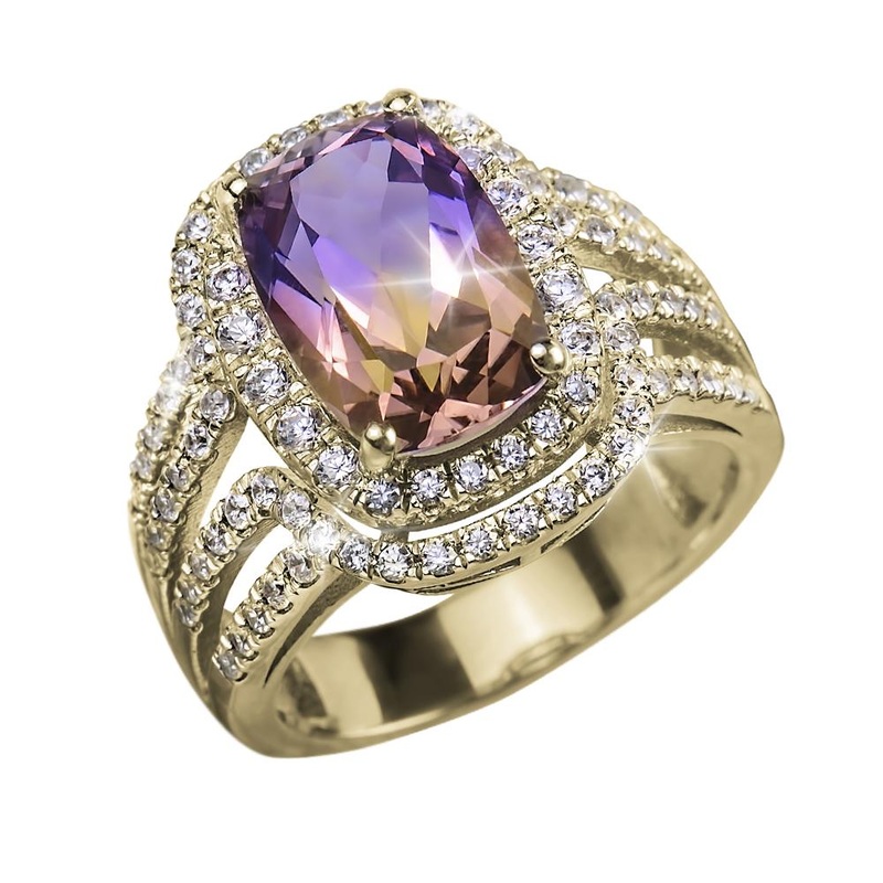 Ametrine Ring 5