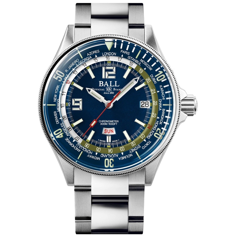 Ball Engineer Master II Diver Worldtime Men’s Blue Watch DG2232A-SC-BE