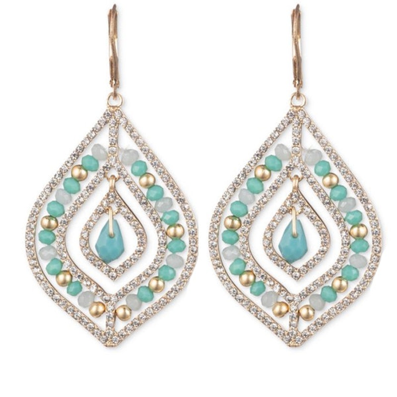 LONNA & LILLY JEWELRY 60540719 PIERCED EARRING Gold Brass PIERCED EARRING