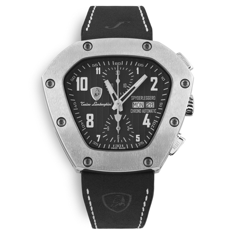 Tonino Lamborghini TLF-T07-1 Men’s Black Spyderleggro Chrono Watch