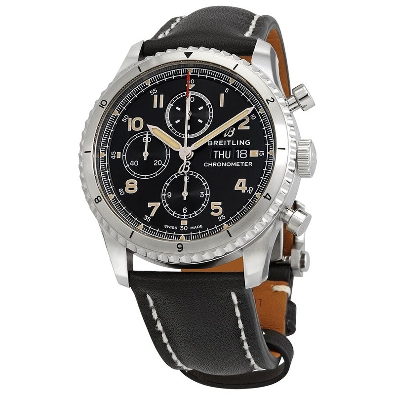 Breitling Aviator 8 Chronograph Automatic Chronometer Black Dial Men’s Watch A13316101B1X2