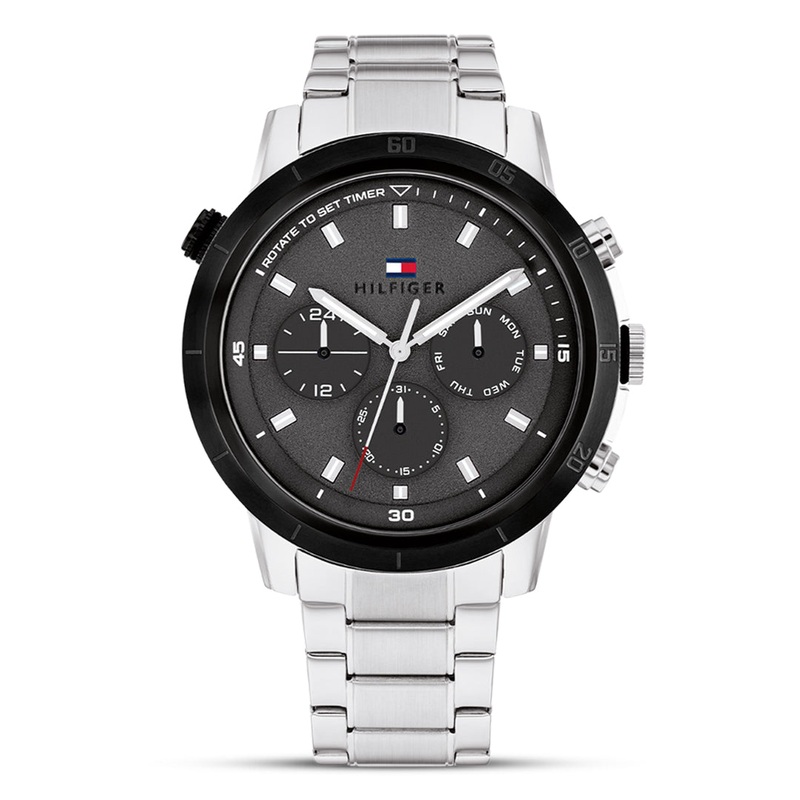 Tommy Hilfiger Troy Multifunction Grey Dial Men’s Watch | TH1792106