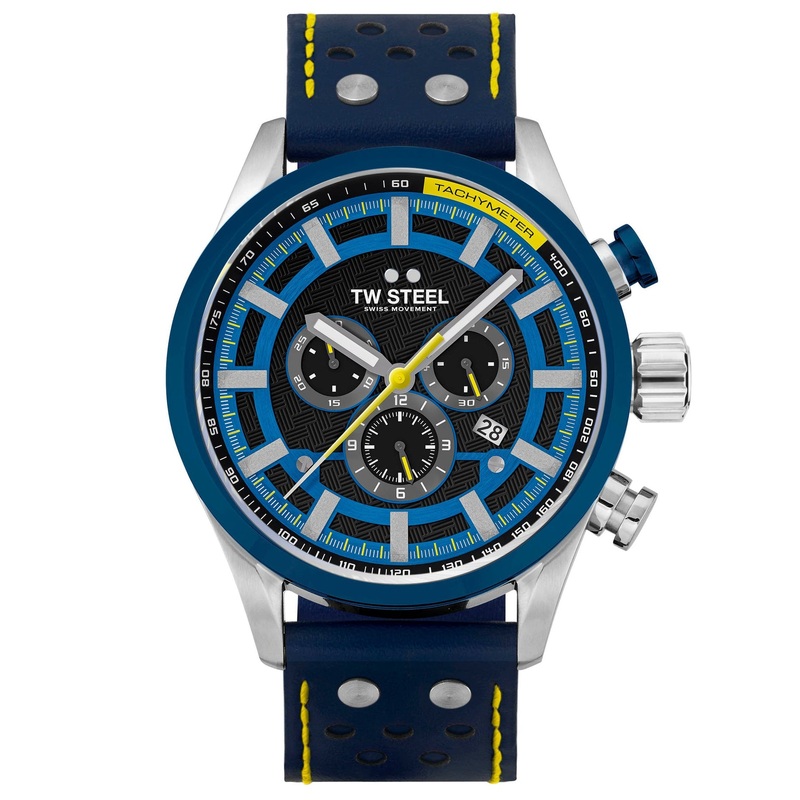 TW Steel Men’s Blue Swiss Volante Watch SVS208