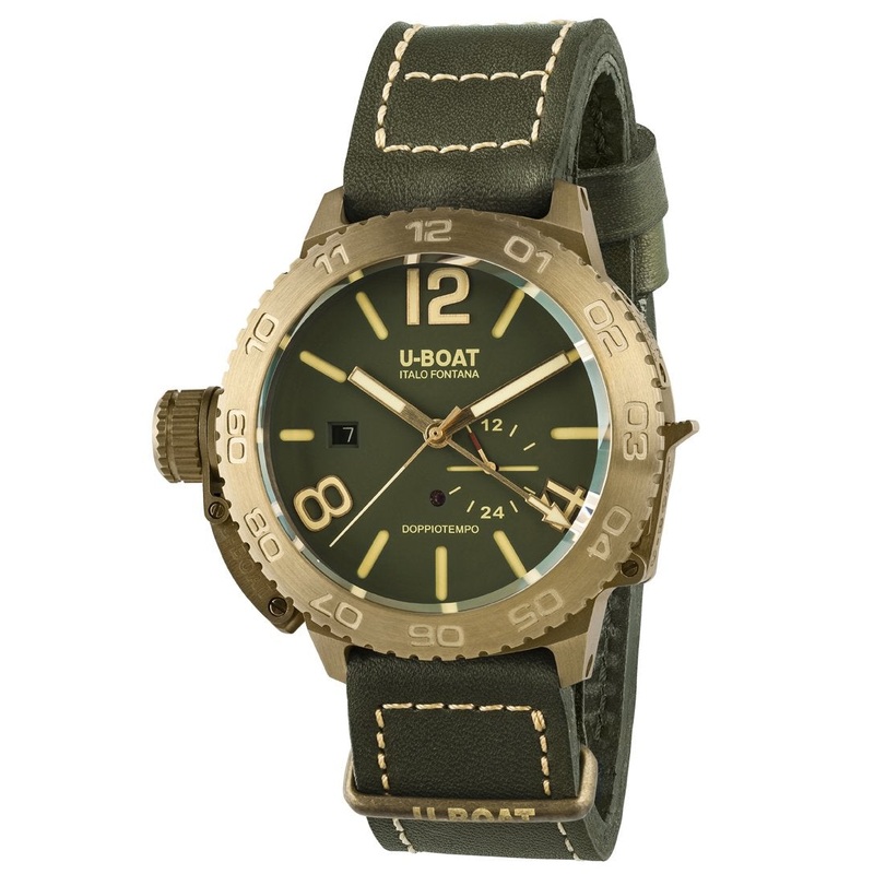 U-Boat 9088 Men’s Green Doppiotempo Watch