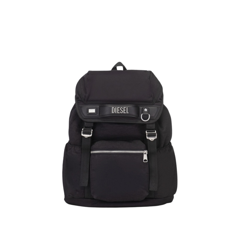 Diesel Logos Backpack  Black | Stylish & Spacious Everyday Backpack