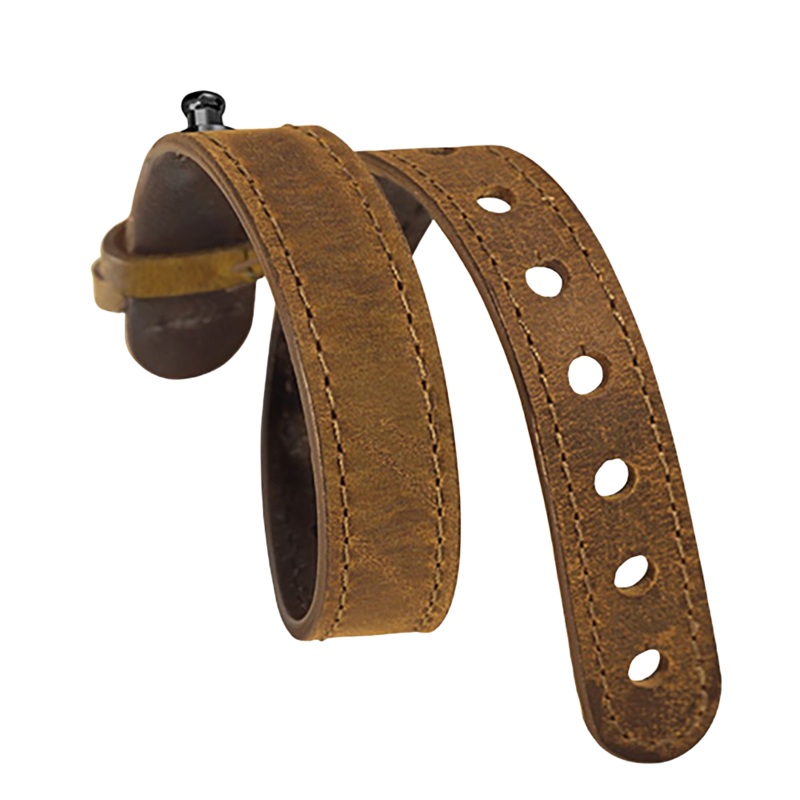 XL Mustard Calf Assolutamente Strap – For Black Plated Icon – Model 10-CAMSTXLBP