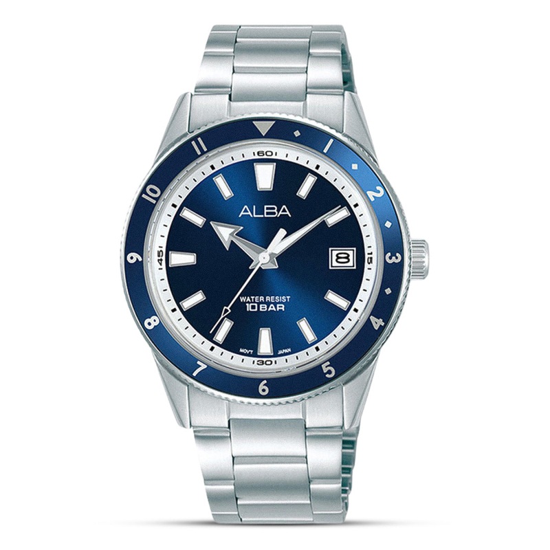 Alba Active Blue Sunray Dial Men’s Watch | AS9U81X