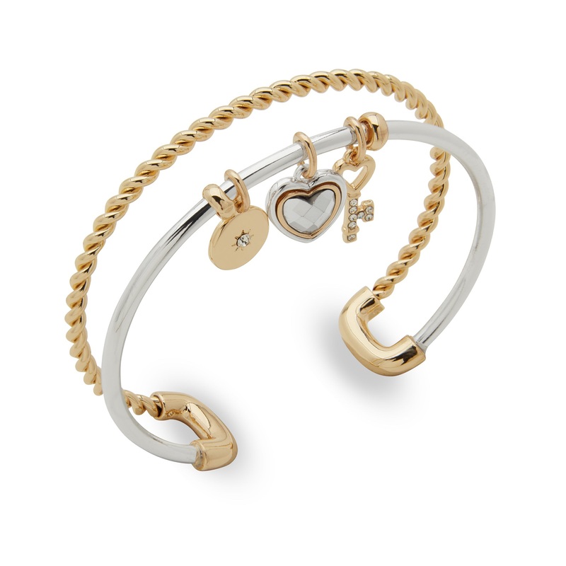 Anne Klein 01B00901 Bracelet Gold Brass, Steel Bracelet