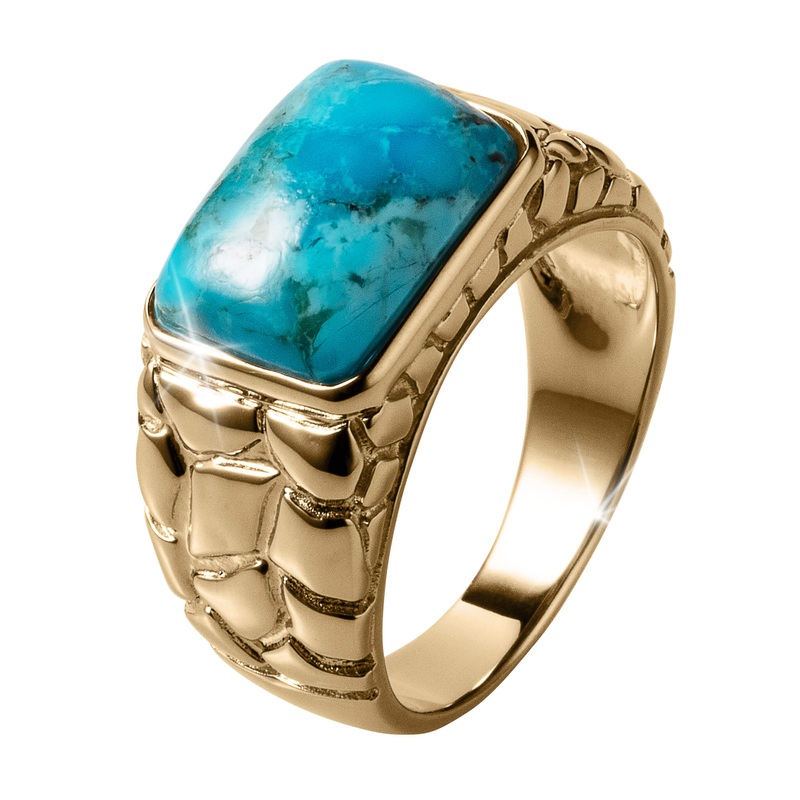 Turquoise Boulevard Men’s Ring 12
