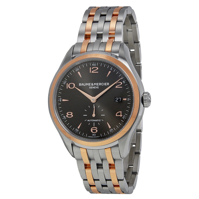 Baume Et Mercier Clifton Automatic Black Dial Two-Tone Men’s Watch 10210 A10210
