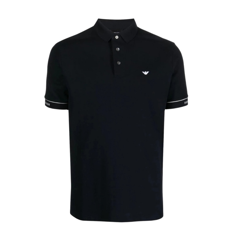 Emporio Armani Black Polo T-Shirt – 3607 M