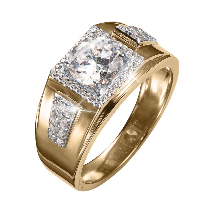 Hamptons Halo Mens Ring 9