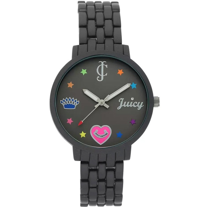 Juicy Couture Women’s Watch JC/1108BKBK – Classic Black-on-Black 34 Black Stainless Steel