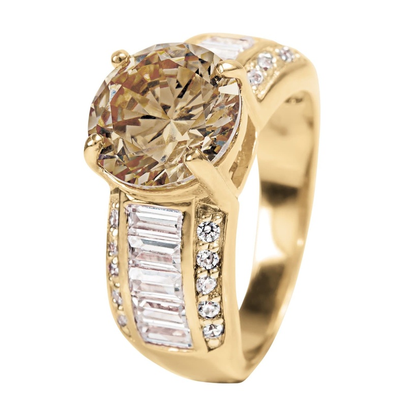Odelia Champagne Ring 5