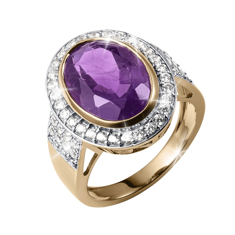 Regal Amethyst Ladies Ring 5
