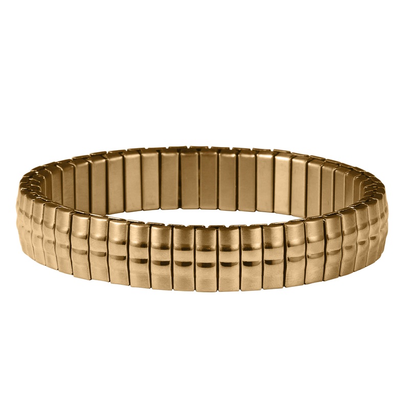 Flex Steel Gold Bracelet